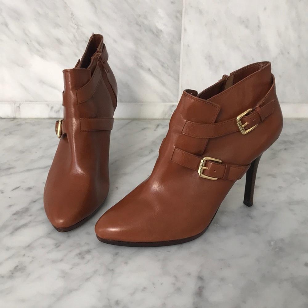 Lauren Ralph Lauren tan/brown booties